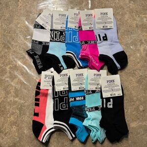 New Pink Victoria’s Secret Socks
With tags
New Pink socks
10 pairs included